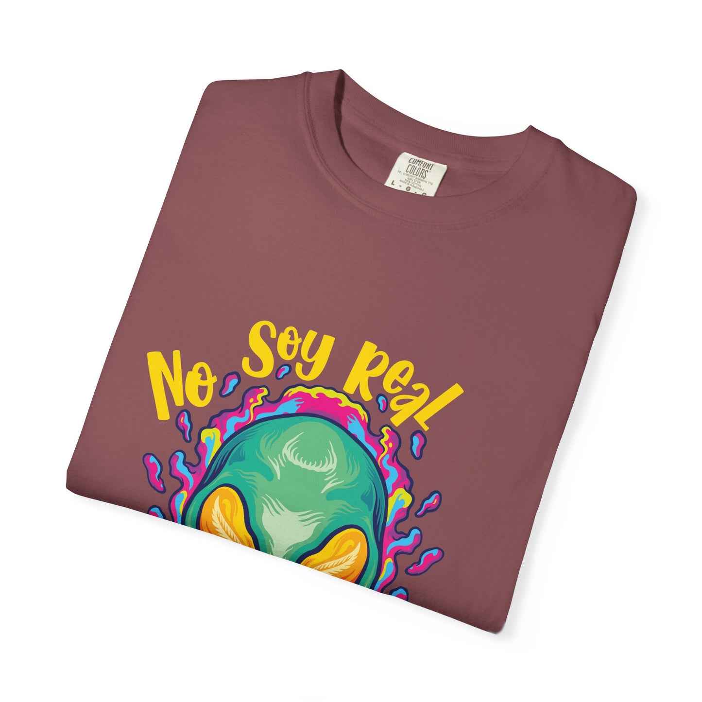 No Soy Real - Camiseta de algodon - Camiseta unisex de algodón pesado