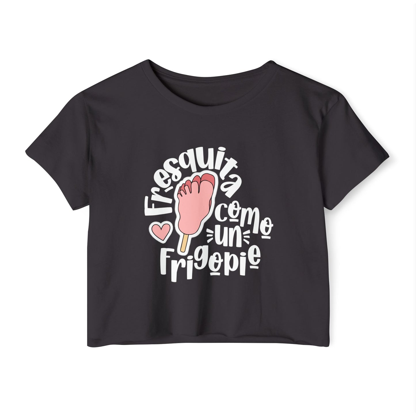 Fresquita como un frigopie - crop top