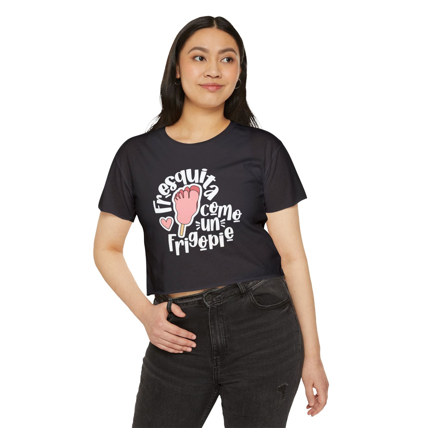 Fresquita como un frigopie - crop top