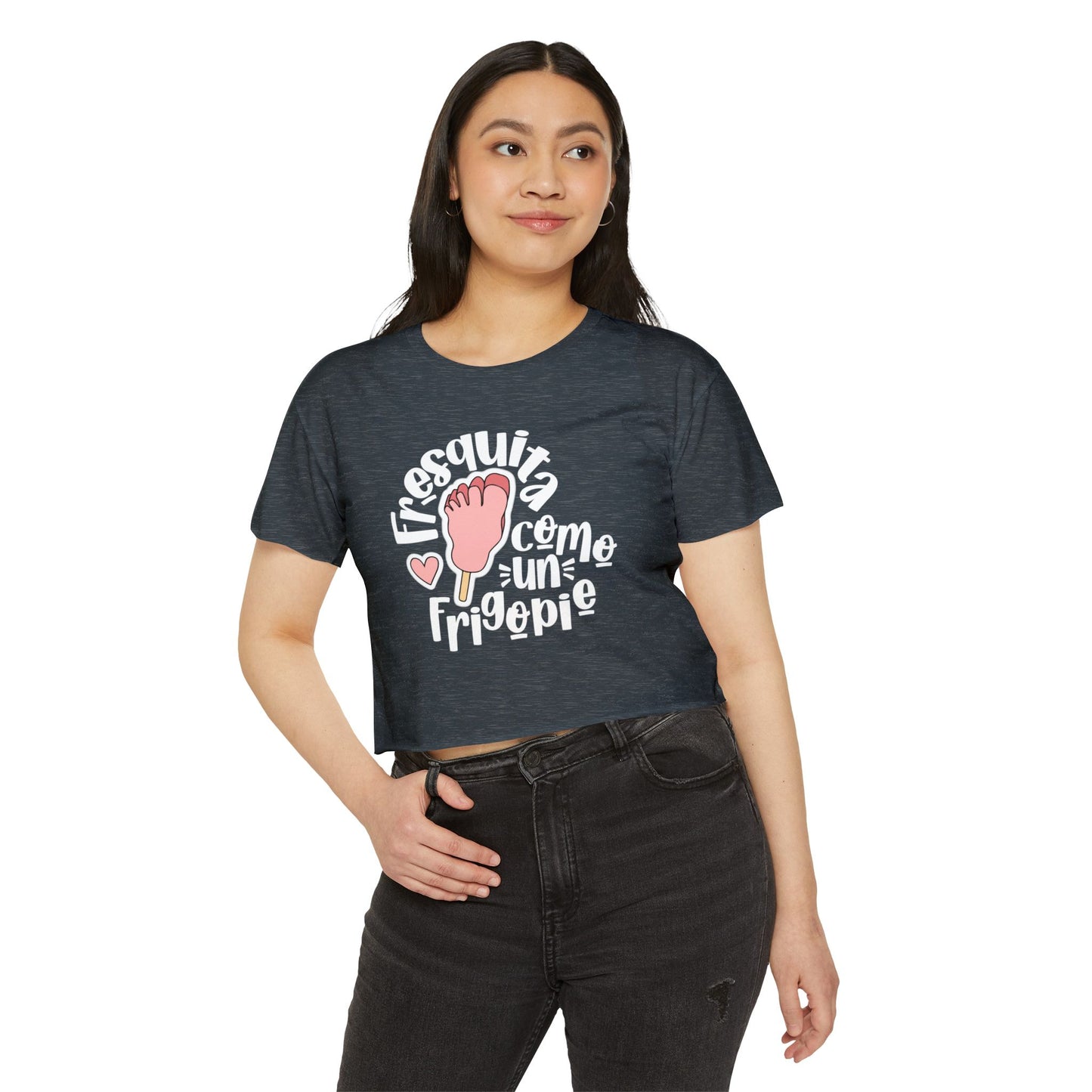 Fresquita como un frigopie - crop top