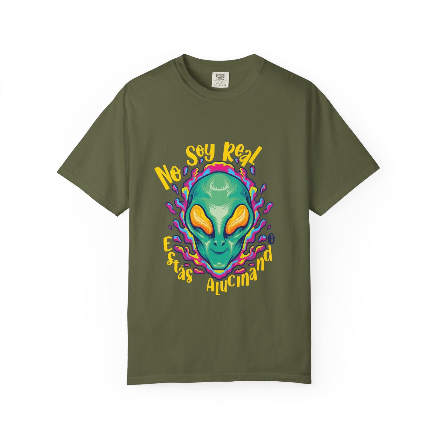 No Soy Real - Camiseta de algodon - Camiseta unisex de algodón pesado