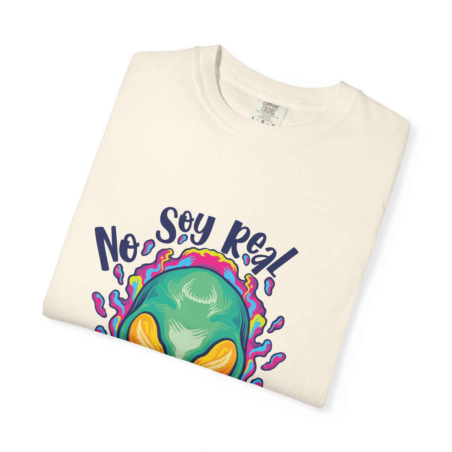 No Soy Real - Camiseta de algodon - Camiseta unisex de algodón pesado
