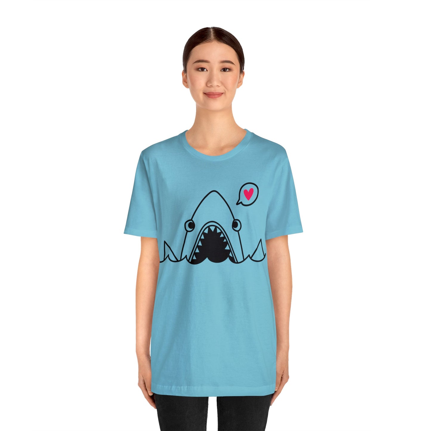 Love you Sharkie! - Unisex Jersey Short Sleeve Tee