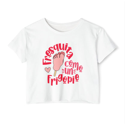 Fresquita como un frigopie - crop top
