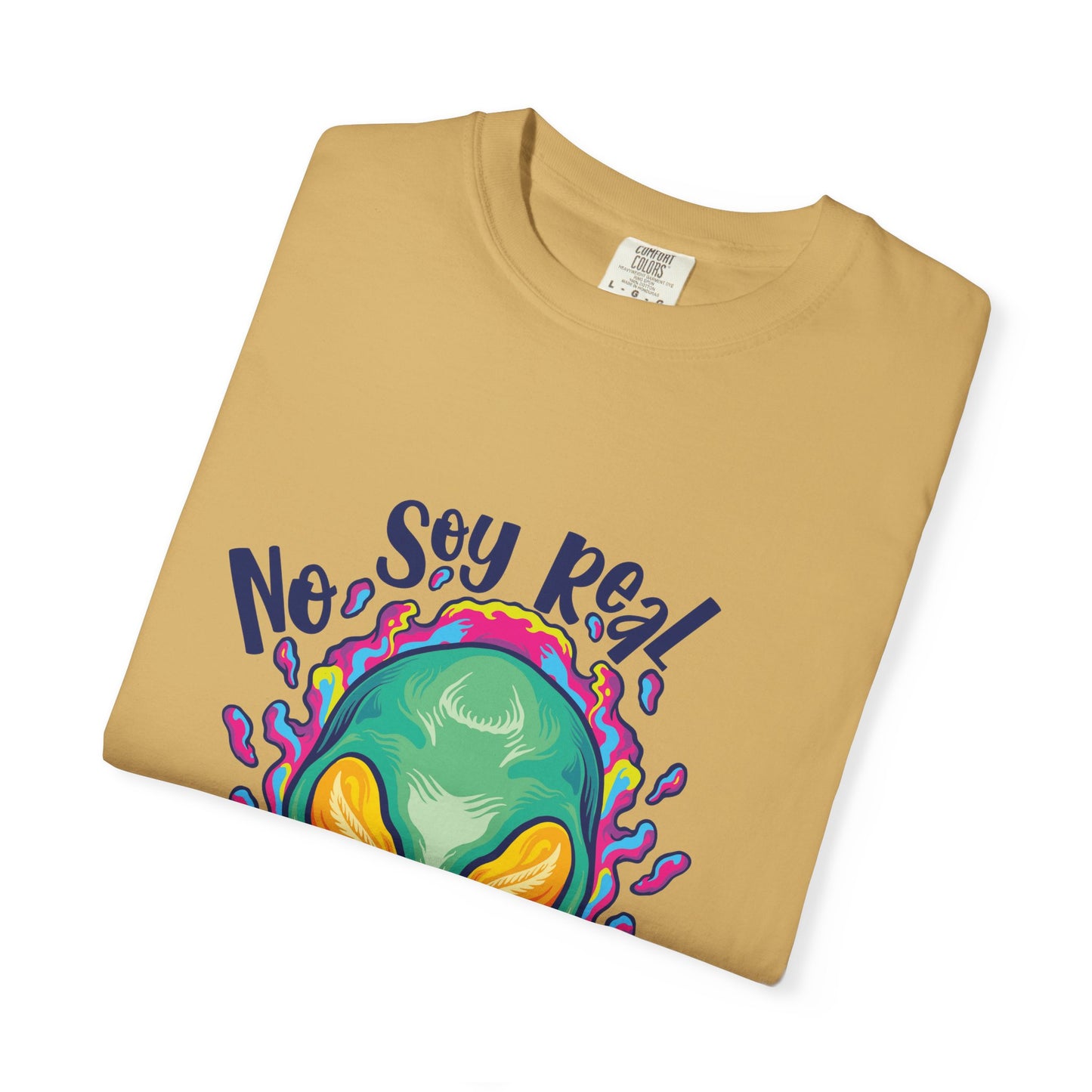 No Soy Real - Camiseta de algodon - Camiseta unisex de algodón pesado