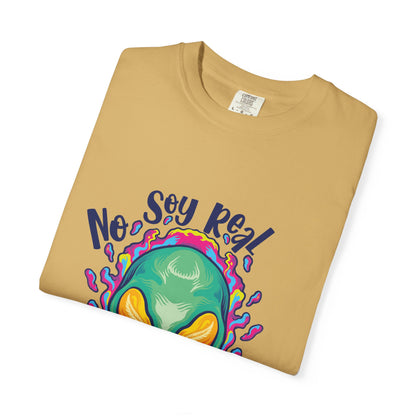 No Soy Real - Camiseta de algodon - Camiseta unisex de algodón pesado
