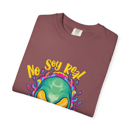 No Soy Real - Camiseta de algodon - Camiseta unisex de algodón pesado