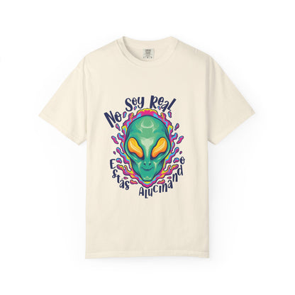 No Soy Real - Camiseta de algodon - Camiseta unisex de algodón pesado