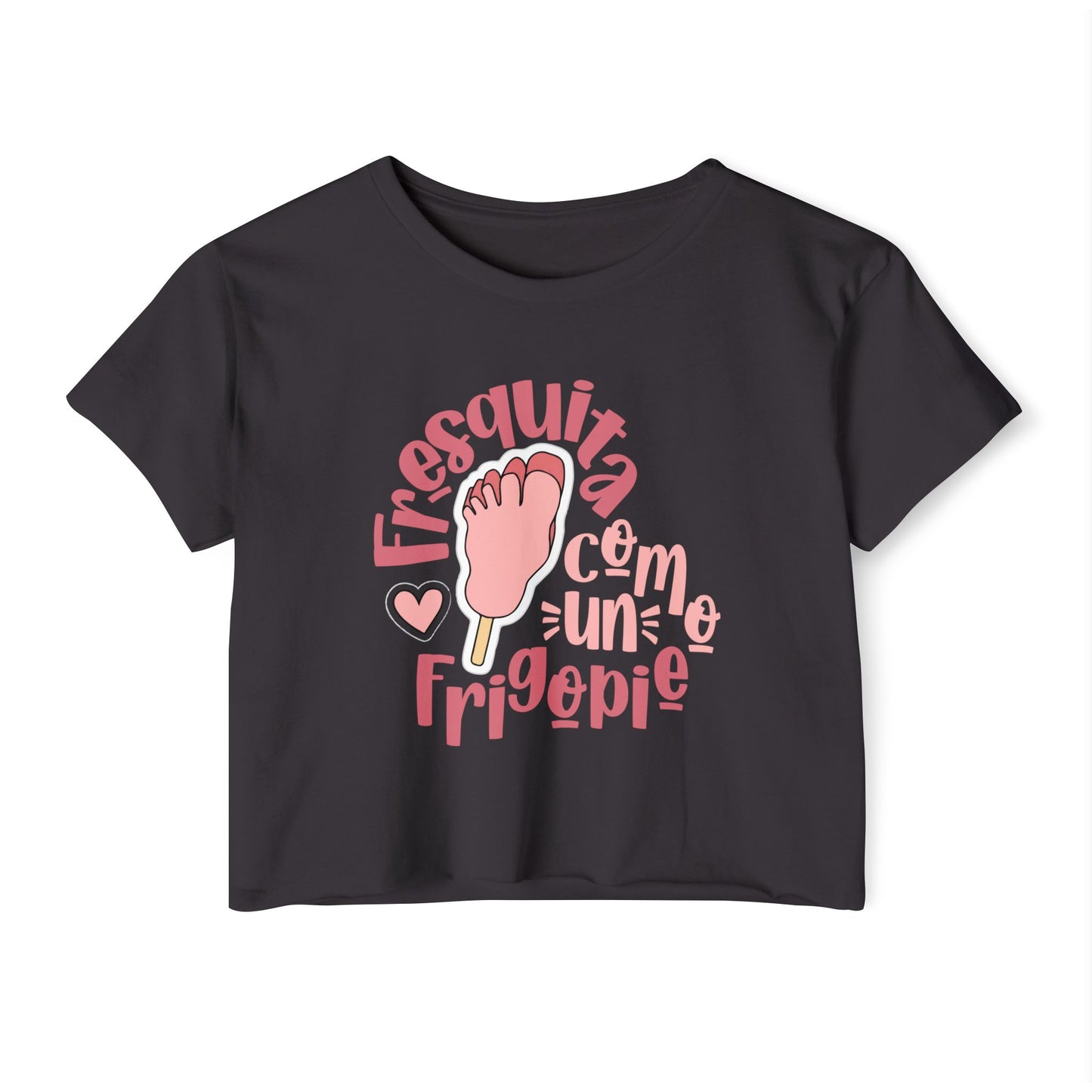 Fresquita como un frigopie - crop top