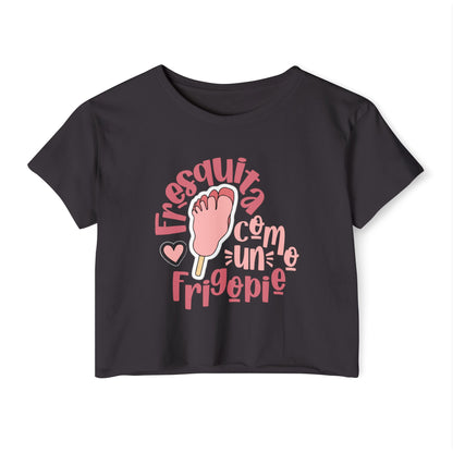 Fresquita como un frigopie - crop top