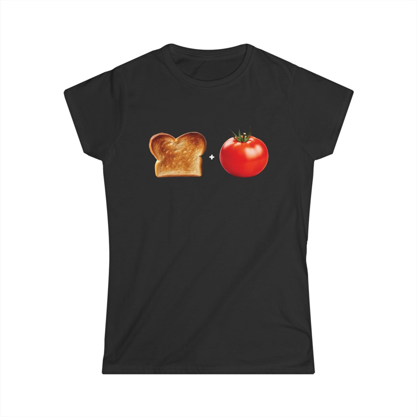 Pan con Tomate - Camiseta suave para mujer