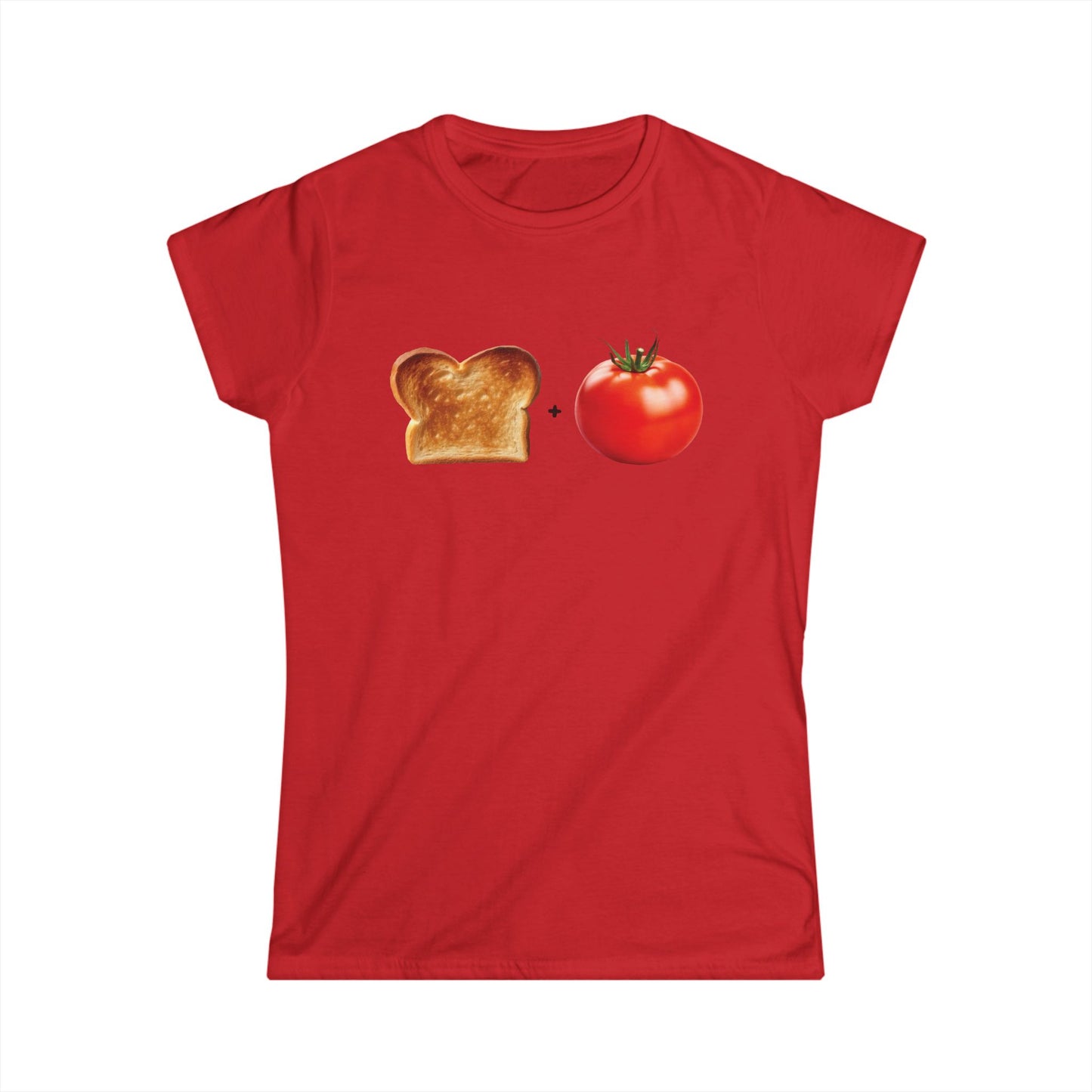 Pan con Tomate - Camiseta suave para mujer