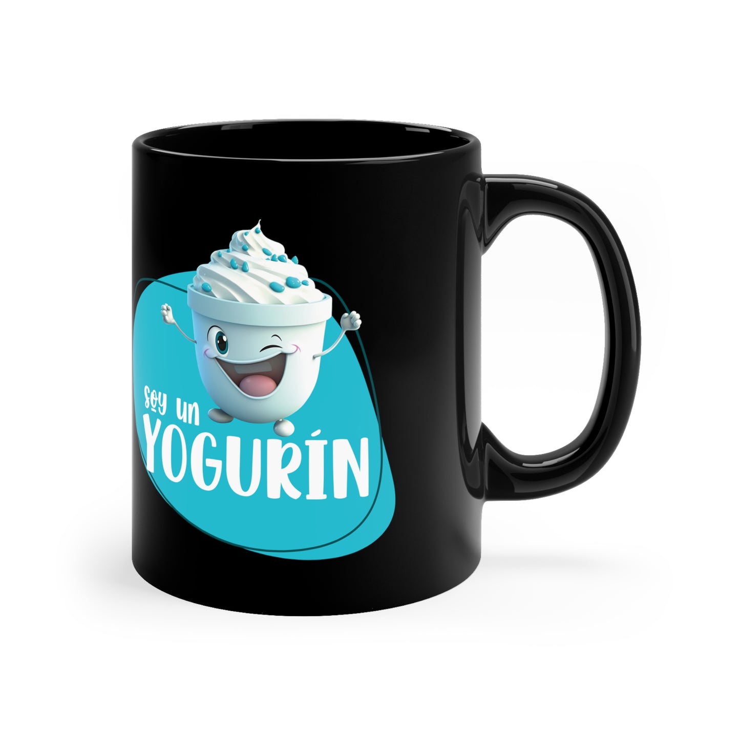 Soy un Yogurin - Taza super chula para cafe, te o chocolate / 11oz Black Mug