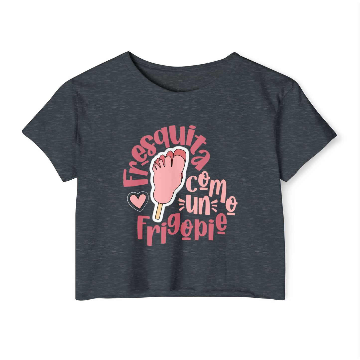 Fresquita como un frigopie - crop top