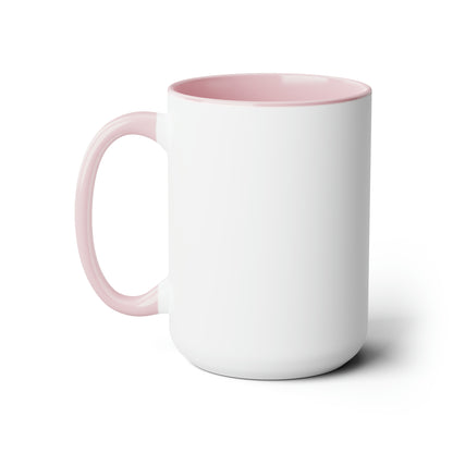 Churros - Taza para café, té o chocolate / Tazas de café bicolor, 15 oz