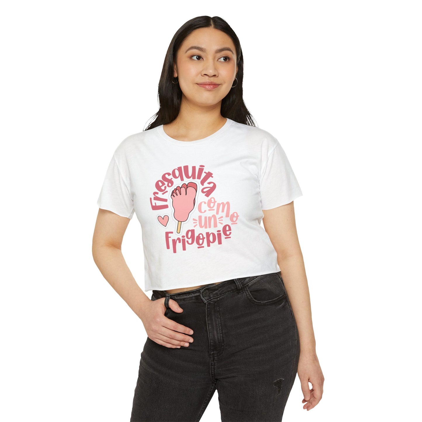 Fresquita como un frigopie - crop top