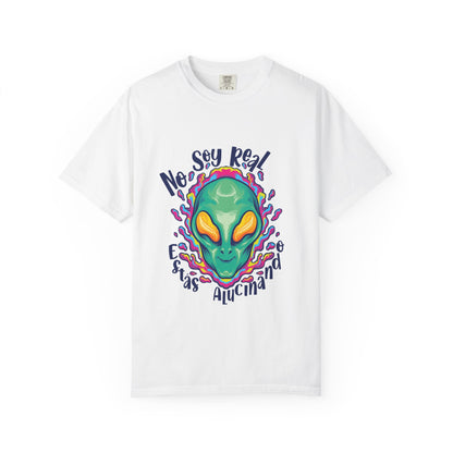No Soy Real - Camiseta de algodon - Camiseta unisex de algodón pesado