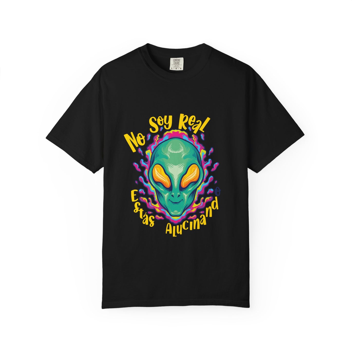 No Soy Real - Camiseta de algodon - Camiseta unisex de algodón pesado
