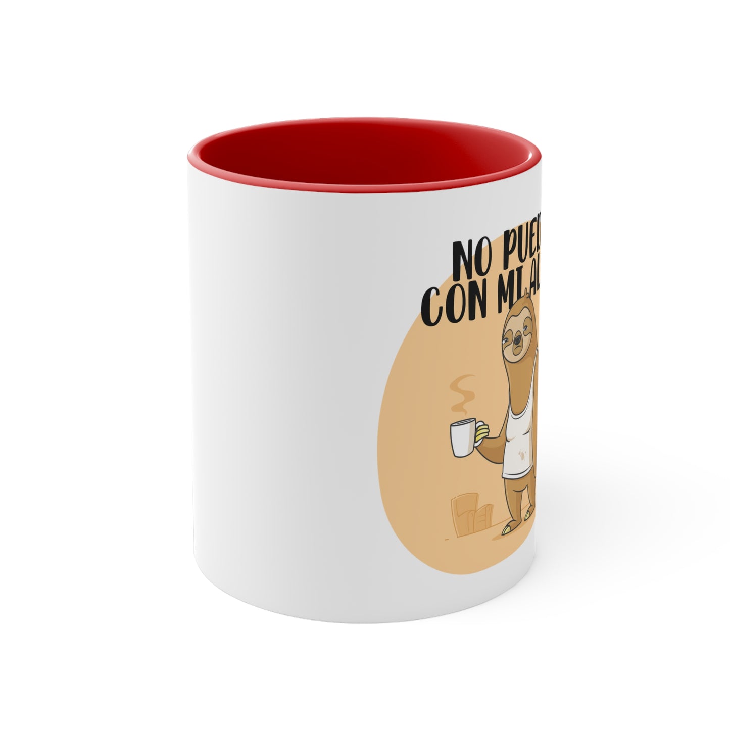 No Puedo con mi Alma - Taza para cafe, te o chocolate / Accent Coffee Mug, 11oz