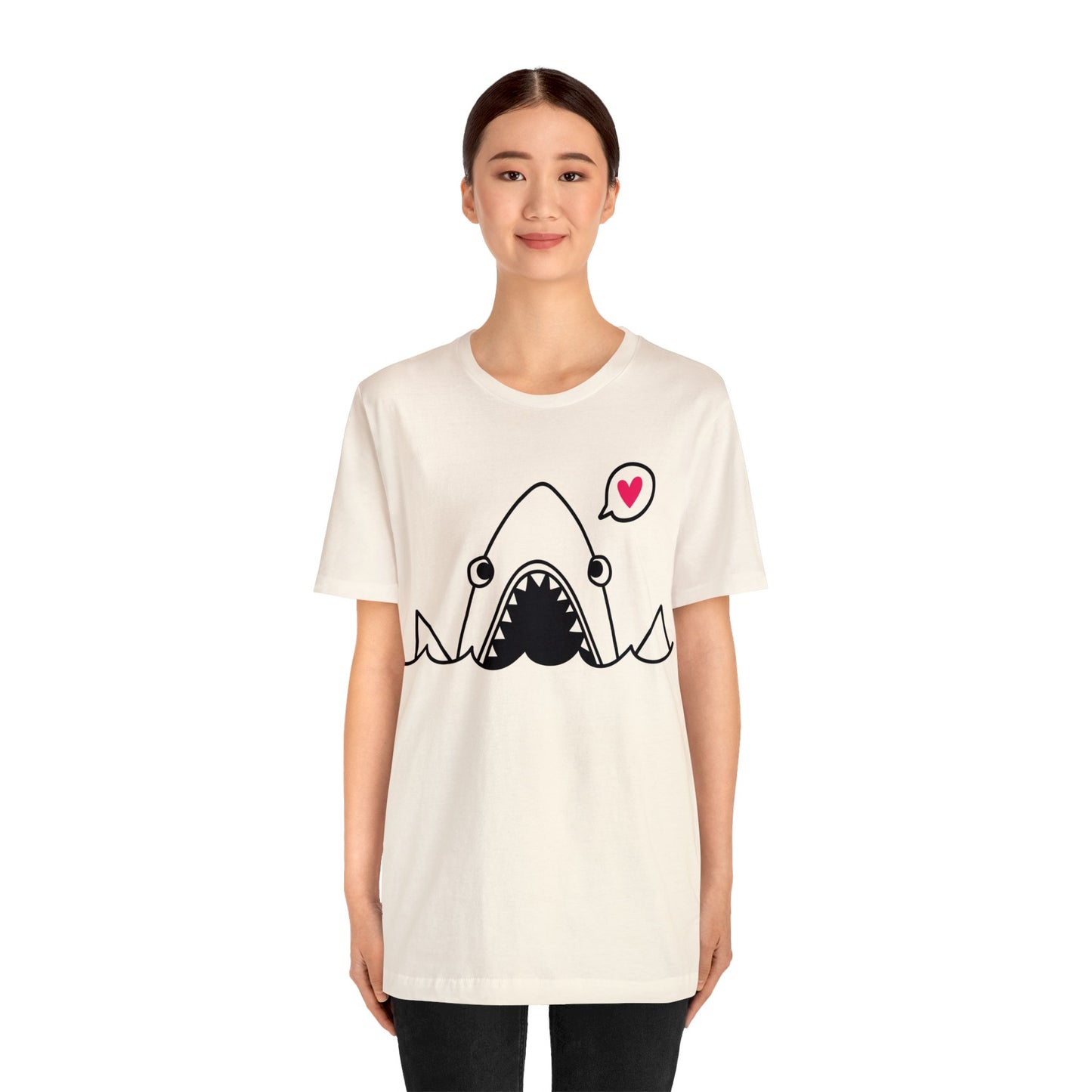 Love you Sharkie! - Unisex Jersey Short Sleeve Tee