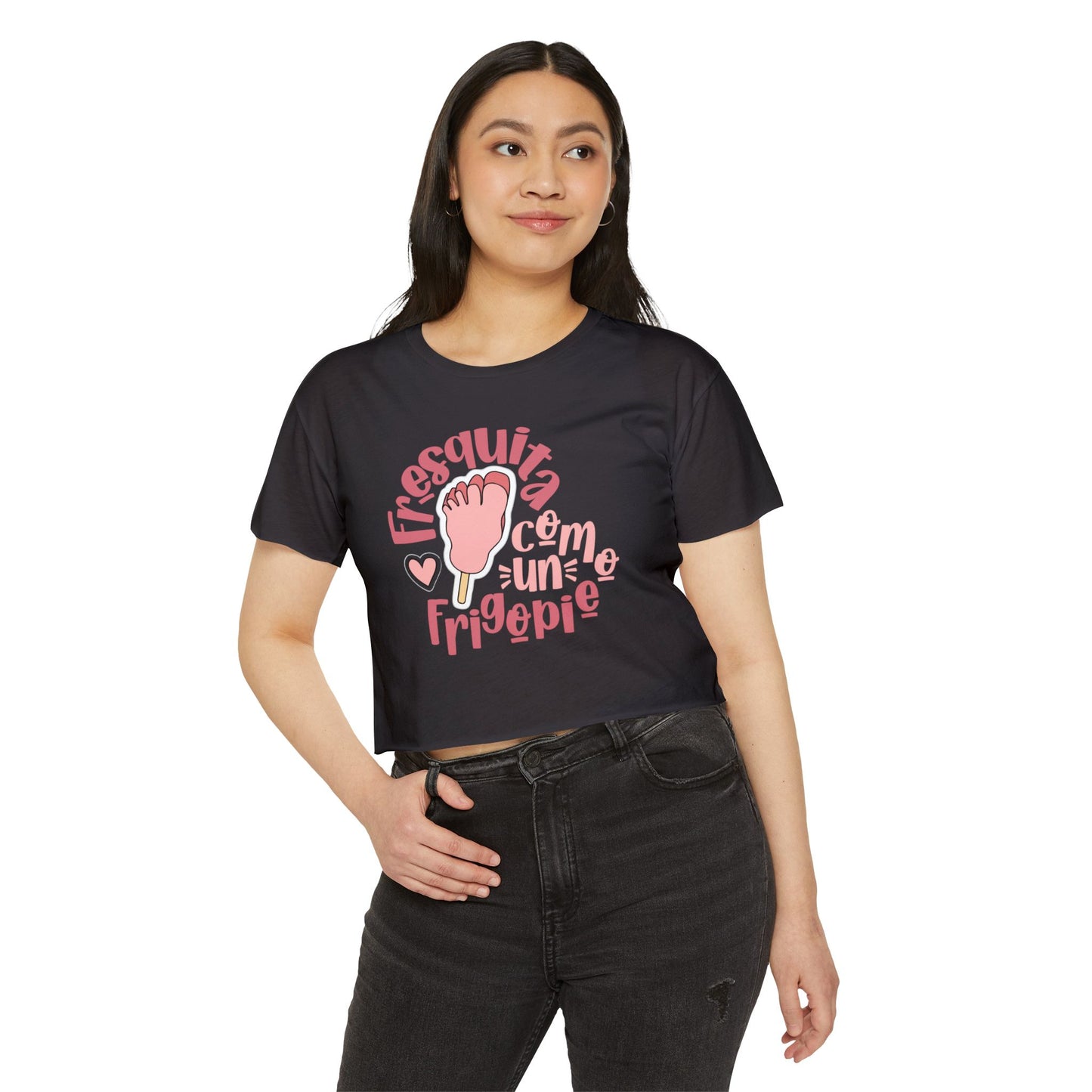 Fresquita como un frigopie - crop top