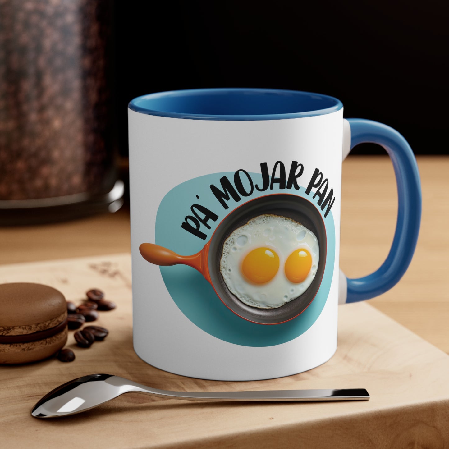 Pa' Mojar Pan - Taza para cafe, te o chocolate / Accent Coffee Mug, 11oz