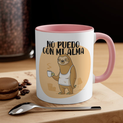 No Puedo con mi Alma - Taza para cafe, te o chocolate / Accent Coffee Mug, 11oz
