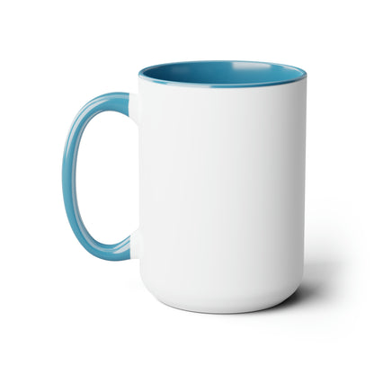 Churros - Taza para café, té o chocolate / Tazas de café bicolor, 15 oz