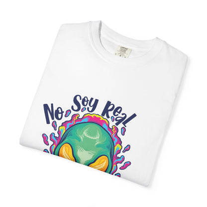 No Soy Real - Camiseta de algodon - Camiseta unisex de algodón pesado