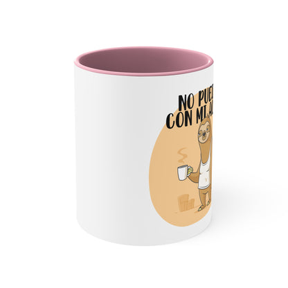 No Puedo con mi Alma - Taza para cafe, te o chocolate / Accent Coffee Mug, 11oz