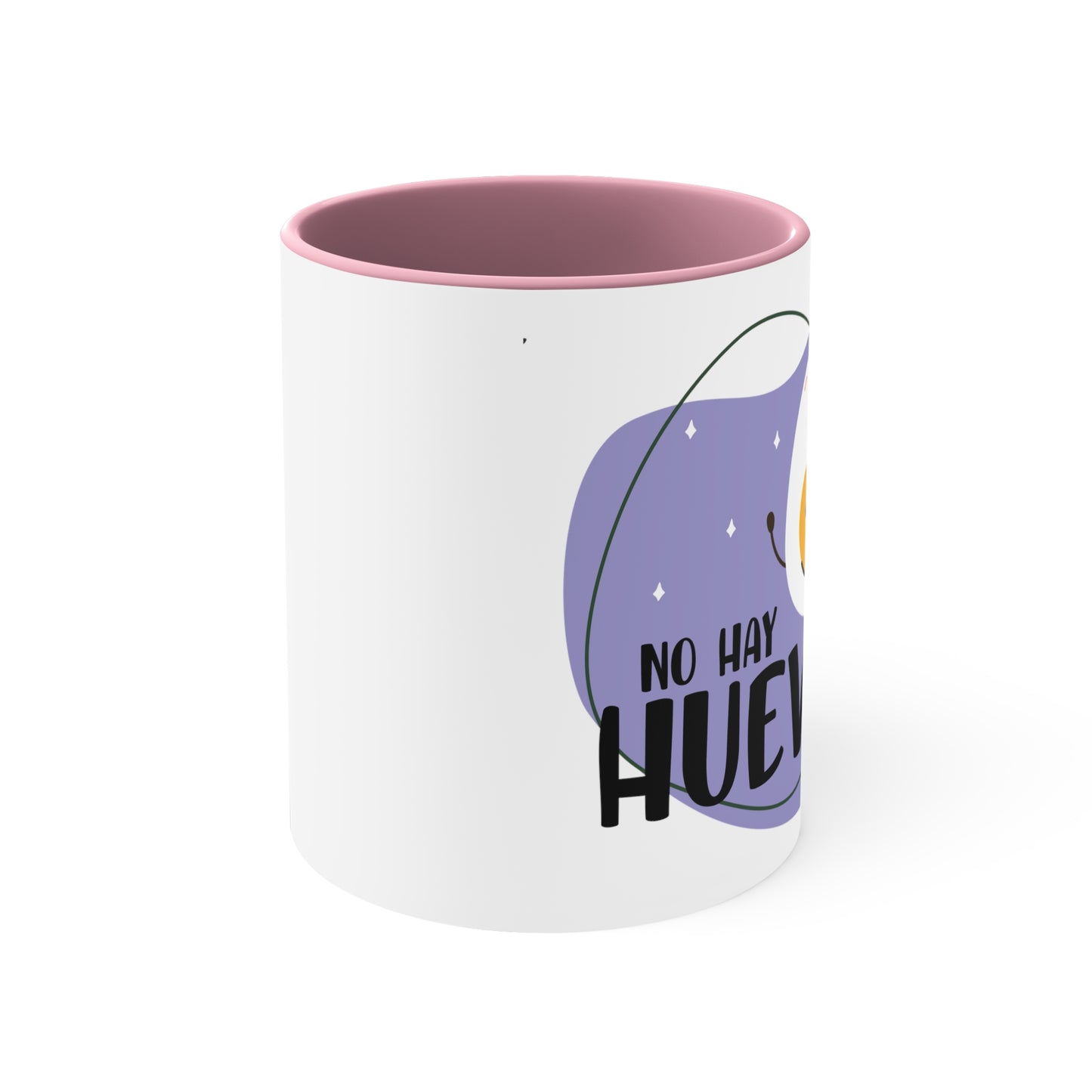No hay Huevos - Taza para te, cafe o chocolate / Accent Coffee Mug, 11oz
