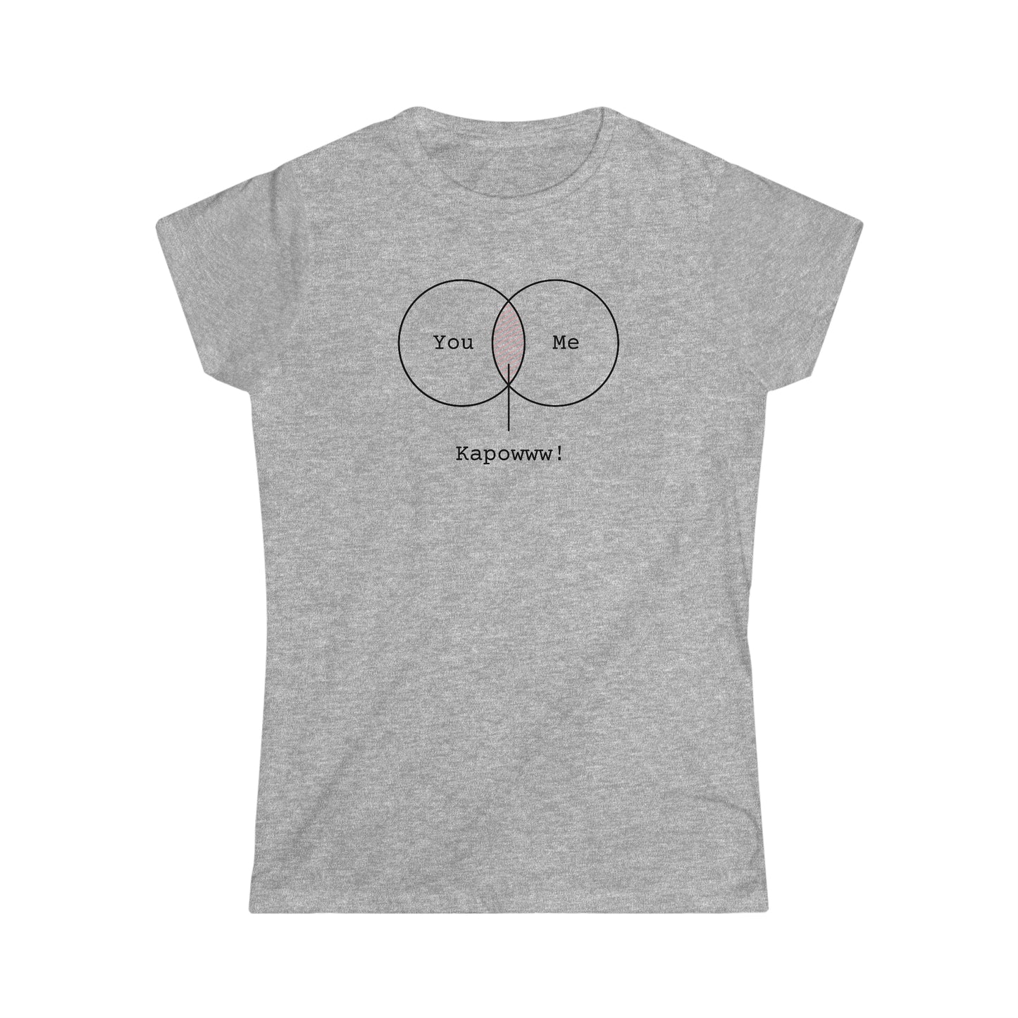 You + Me = Kapoow! - Women's Softstyle Tee