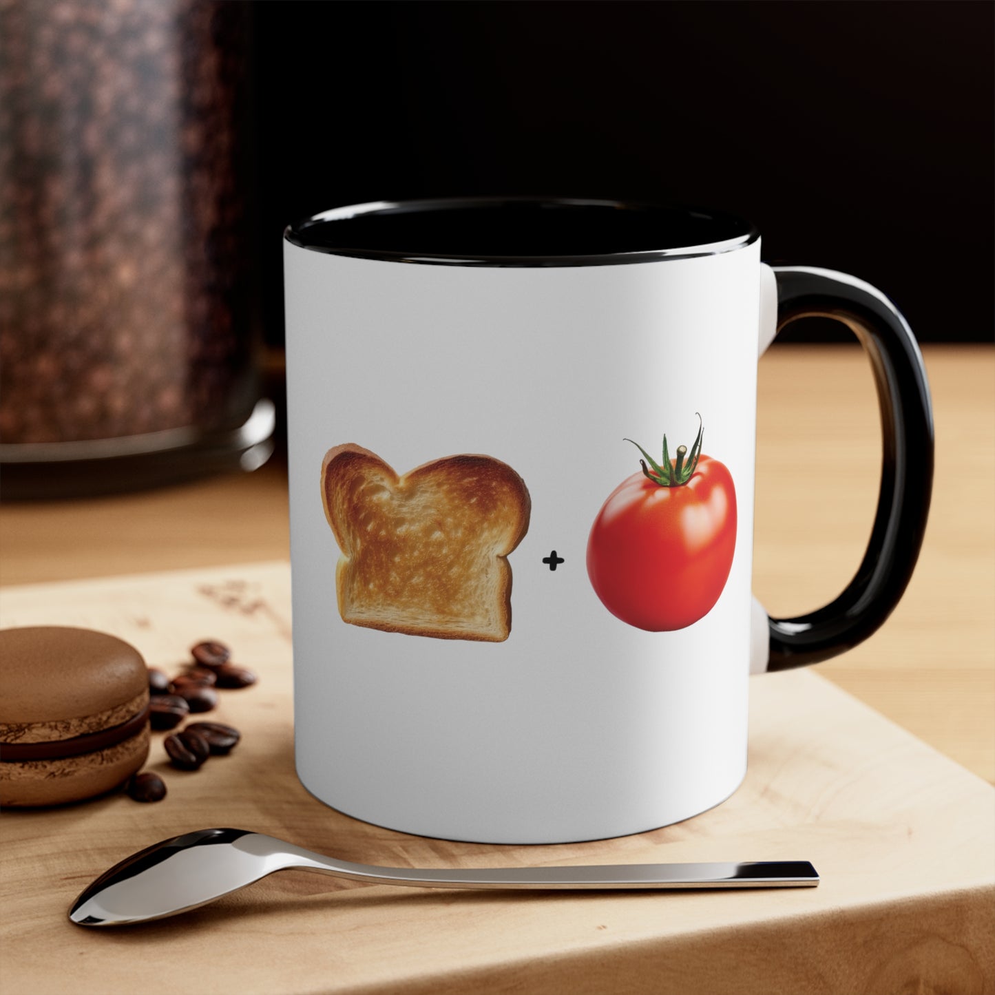 Pan con Tomate - Taza para cafe, te o chocolate / Accent Coffee Mug, 11oz