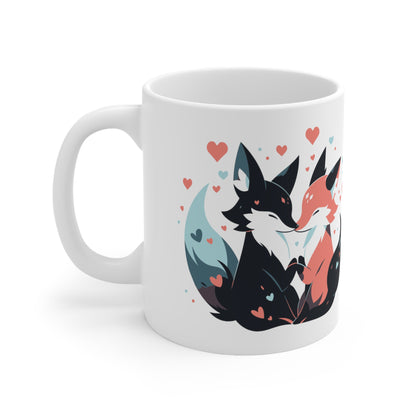 Bésame cada Mañana - Taza de café o te de cerámica / Ceramic Mug 11oz