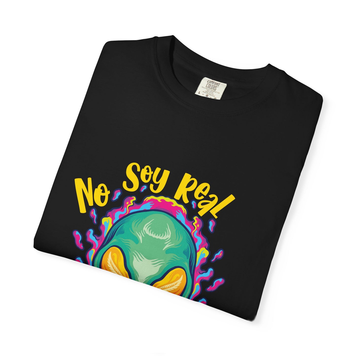 No Soy Real - Camiseta de algodon - Camiseta unisex de algodón pesado