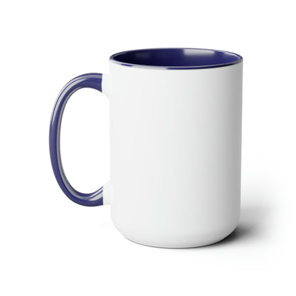 Churros - Taza para café, té o chocolate / Tazas de café bicolor, 15 oz