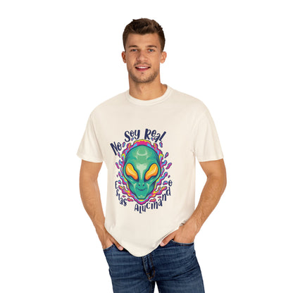 No Soy Real - Camiseta de algodon - Camiseta unisex de algodón pesado