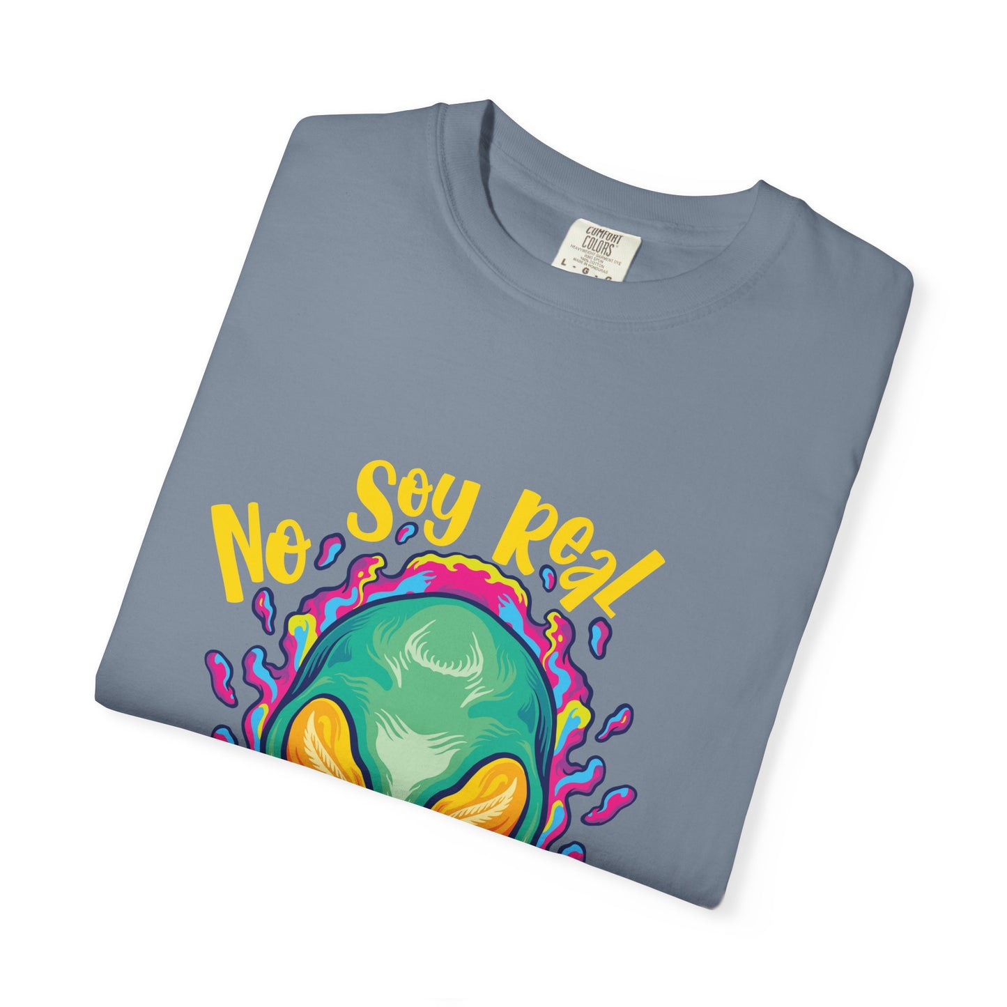 No Soy Real - Camiseta de algodon - Camiseta unisex de algodón pesado
