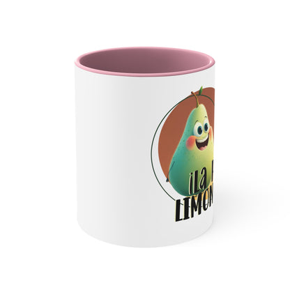 Eres La Pera Limonera - Taza de Café / Te / Taza de Café Acento, 11oz