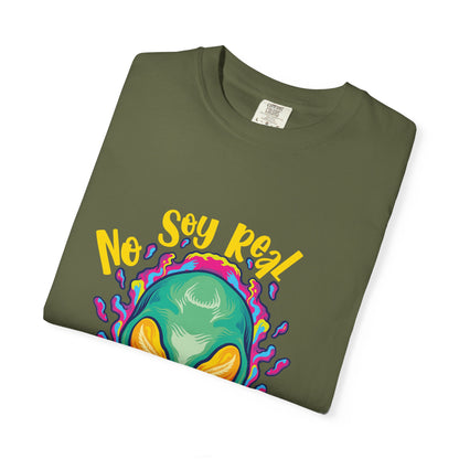 No Soy Real - Camiseta de algodon - Camiseta unisex de algodón pesado