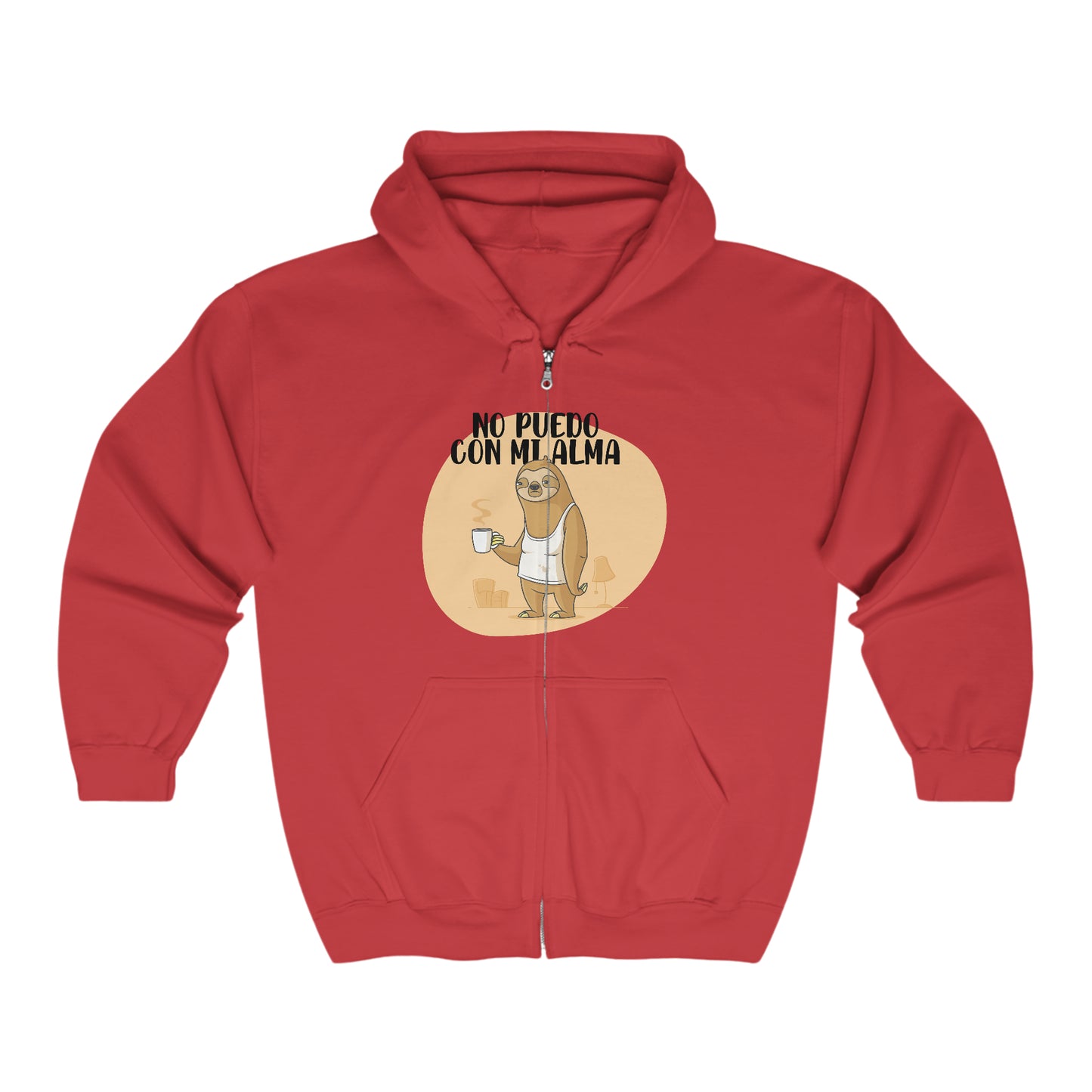 No Puedo con mi Alma - Jersey de cremallera / Full Zip Hooded Sweatshirt