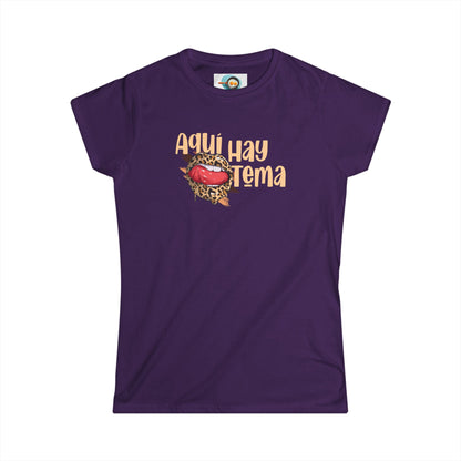 Aquí hay Tema - Camiseta de Mujer