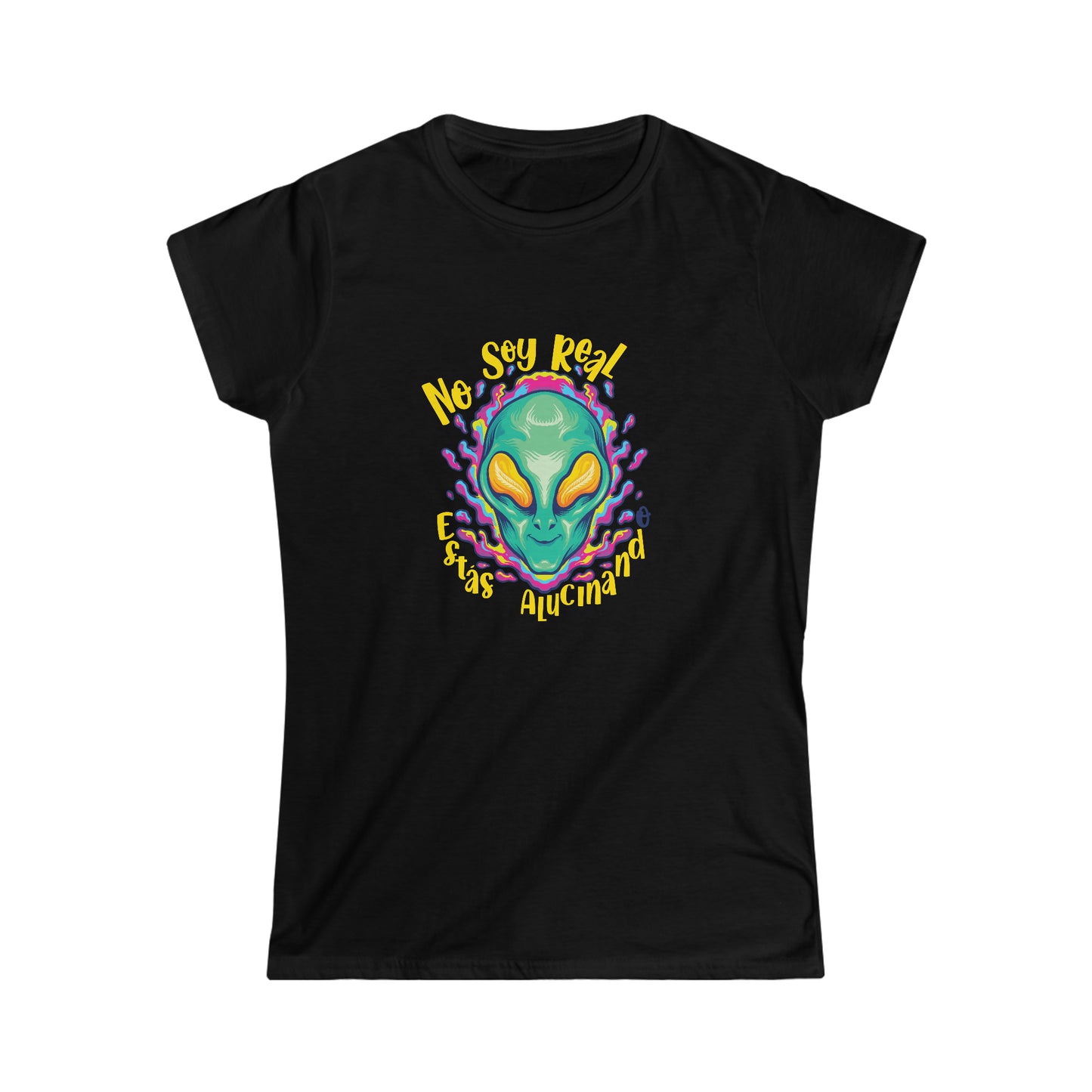 No soy real - Camiseta suave de mujer / Women's Softstyle Tee