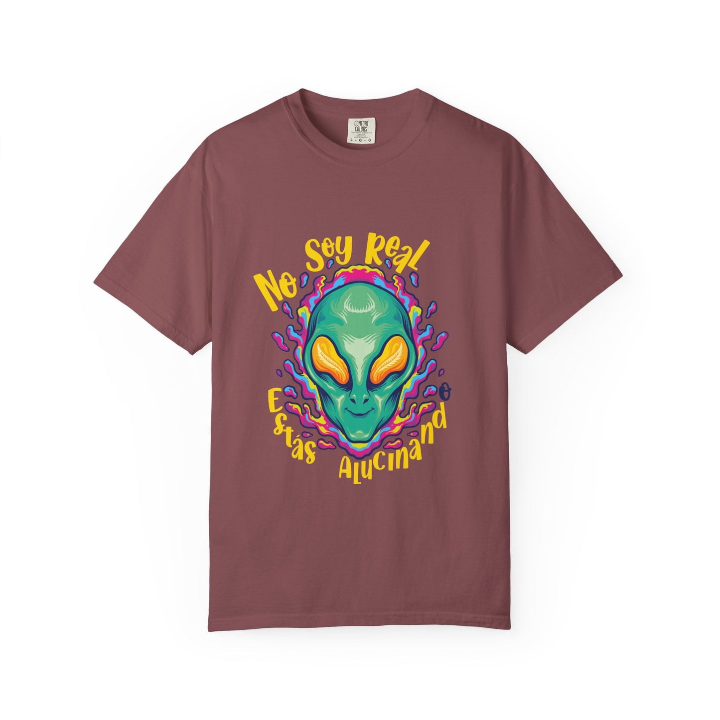 No Soy Real - Camiseta de algodon - Camiseta unisex de algodón pesado